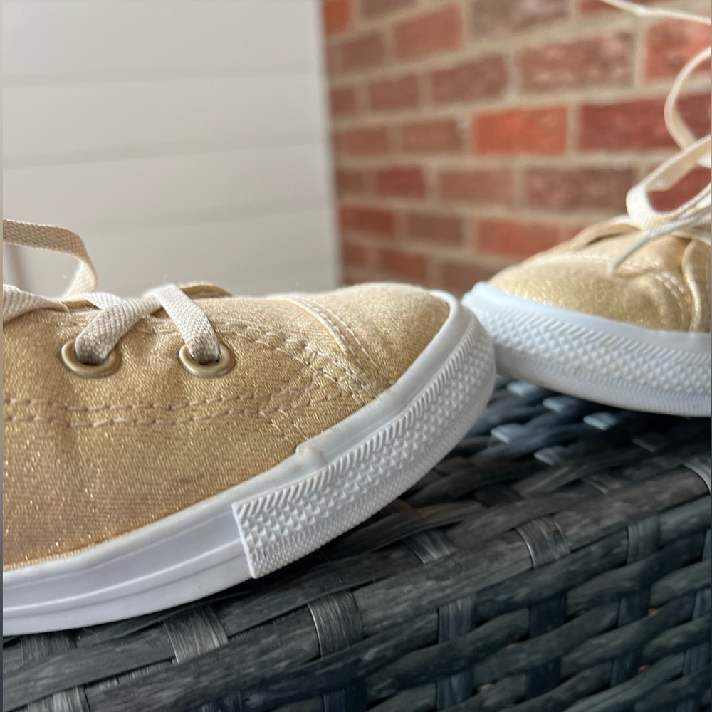 CONVERSE Sparkle Gold Sneakers - Picture 14 of 16